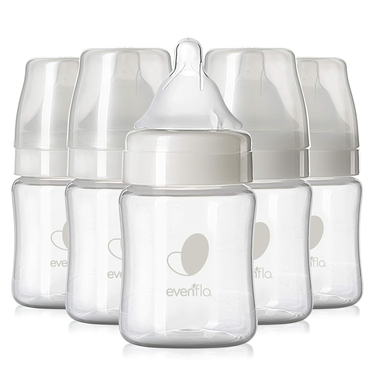 Evenflo Feeding Premium Proflo Venting Balance Plus Wide Neck Baby, Newborn and Infant Bottles – Developed by Pediatric Feeding Specialists – 5 Ounce (Pack of 6)
