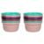 The First Years GreenGrown Reusable Bowls with Lids – Toddler Snack Bowl – 8 Pack – Pink/Purple/Teal