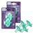 Philips Avent Soothie Orthodontic Baby Pacifiers, 100% Silicone Pacifiers, One Piece, BPA-Free, for Babies 3-18 Months, Green, 4 Pack, Model SCF192/45