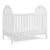 Delta Children Milano 4-in-1 Convertible Crib – Greenguard Gold Certified, Bianca White