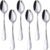 HANSGO Teaspoons Stainless Steel, 6 Piece Dinner Spoons Set 6.7 inches Dessert Spoons Use for Home, Kitchen or Restaurant