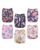 ALVABABY Baby Cloth Diapers 6 Pack with 12 Inserts Cloth Diaper Covers Adjustable Washable Reusable for Baby Girls and Boys 6DM115A