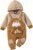 Baby Boy Clothes Newborn Hoodie Romper Fall Winter One-piece Outfit Infant Cute Cartoon Clothing Set 0-18 Months