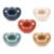NUK Timeless Comfy Pacifier | 100% Silicone, One-Piece Design | BPA-Free, Gentle on Baby’s Skin | 5-Pack, for 0-6M