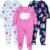Simple Joys by Carter’s girls Loose-Fit Flame Resistant Fleece Footed Pajamas