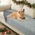 hyha Waterproof Dog Blanket, Soft Pet Bed Blankets, Waterproof Sofa Couch Cover for Dogs Washable, Reversible Pet Couch Covers for Sofa Furniture (30×70 Inch, Grey/Dark Grey)
