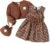 Baby Girl Clothes Toddler Dresses Infant Fall Winter Outfits Little Coat Princess Cardigan Dress Set +Cute Bag