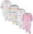 Onesies Brand baby-girls 4-pack Sleep ‘N Play Footies Multi Pack