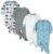Onesies Brand baby-boys 4-pack Sleep ‘N Play Footies